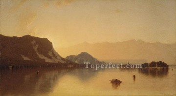ベッラ島 マッジョーレ湖の風景 サンフォード・ロビンソン・ギフォード Oil Paintings